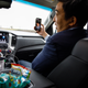 Yang speaks during an Instagram livestream en route to an event in Iowa.